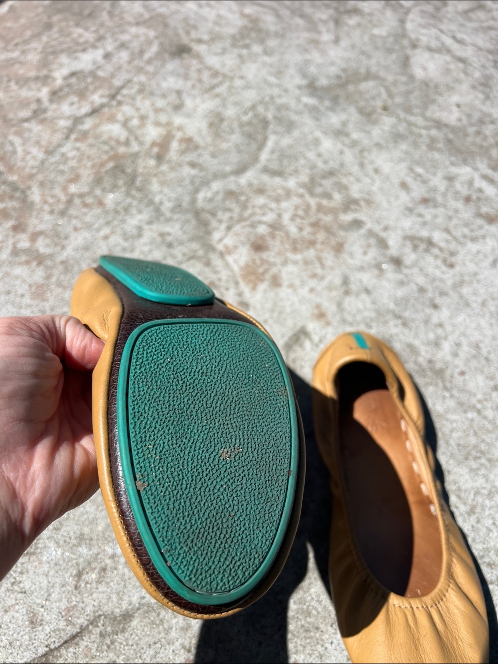 Tieks mustard Foldable Ballet Flats - Picture 4 of 7